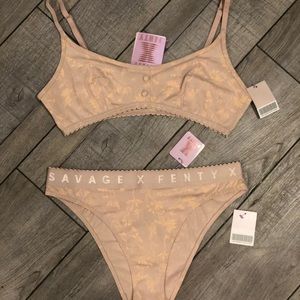 BNWT Savage X Fenty Cotton Jersey Set Medium